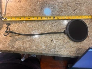 Desktop Microphone Stand clip holder Pop Filter - Picture 1 of 4