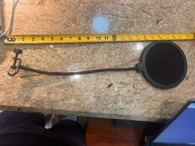 Desktop Microphone Stand clip holder Pop Filter - Image 1 of 4