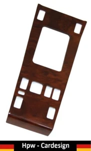 SCHALTKONSOLE SCHALTBRETT WURZELHOLZ HOLZ WOOD MERCEDES  W124 A124 NEU 14 - Picture 1 of 6