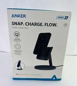 Anker Magnetic Wireless Charger, 633 MagGo 2-in-1 Wireless Charging Station