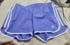Adidas Womens M20 Running Primegreen Shorts Large Purple Athletic Pull-On NWT