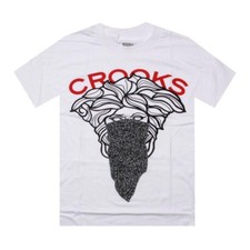 $40.00 Crooks and Castles Exclusive Bandito Tee (white) PYS002