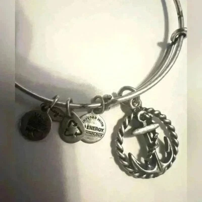 Vintage | Pulsera de Plata Alex and Ani + Energía | Ancla Foto 1 de 3