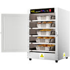 VEVOR Hot Box Food Warmer 4 / 5 Removable Shelves for Pizza Pastry 1 / 2 Doors