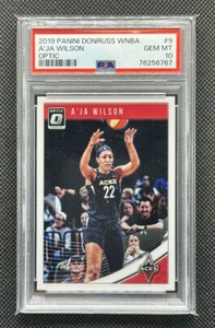 2019 Panini Donruss WNBA A'ja Wilson Optic #9 PSA 10