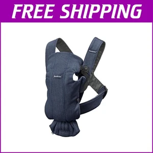Compact Ergonomic Baby Carrier Mini - Navy Blue 3D Mesh for Newborns 7-24 lbs - Picture 1 of 2