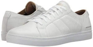 Skechers Men's Venice-T Casual Shoes White Leather Sneakers - Picture 1 of 7