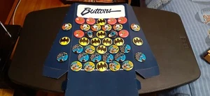 Vintage 1989 Batman Complete 38 Button Store Display Brandneu! DC Comics - Bild 1 von 3