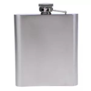 Stainless Steel Hip Flask Alcohol Wine Bottle Outdoor Drinking 500ml/18oz - Picture 1 of 7