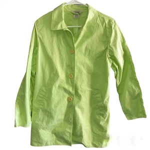 Impermeabile LL Bean DAPW7 donna taglia Reg M cotone - Foto 1 di 7