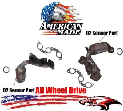 Manifold Converters for Toyota Highlander 04-07 Lexus RX330 04-06 4 Wheel Drive - Image 1 of 4