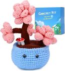Kit de crochet pour débutants plantes en pot kit de crochet, avec crochets à faire soi-même cadeau
