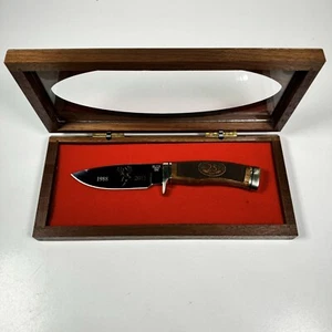 Buck Knife 192 Cutout Mule Deer Foundation Etched Limited Edition Display Box - Picture 1 of 12