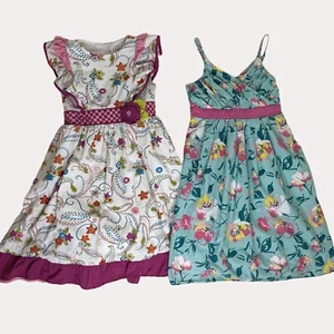 AphOrism Donita Girls Play Sun Dress Bundle of Two 8 bv - Picture 1 of 12