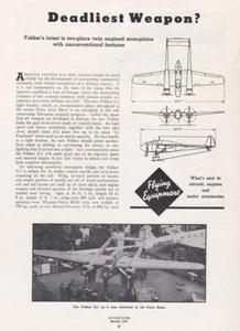 Fokker G-1 Aircraft Report 5/15/2024u - Picture 1 of 1