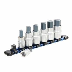 Hex Bit Socket Set SAE 5/16-in to 3/4-in OEMTOOLS 22982 7 Pieces - Picture 1 of 7