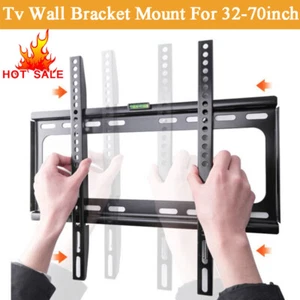 TV Wall Mount Bracket Tilt for 32 37 40 42 43 46 47 50 55 60 65 70 inch Holders - Picture 1 of 13