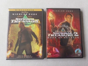 Disney's National Treasure 1 & 2 DVD Lot COMPLETE Great Condition Nicolas Cage - Picture 1 of 3
