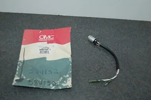 NOS GENUINE OMC 0584152 TEMPERATURE SWITCH SENDING UNIT 584152 EVINRUDE NEW OLD - Picture 1 of 3