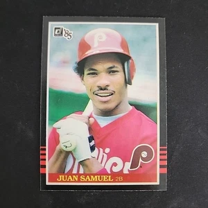 1985 Donruss Juan Samuel #183 Philadelphia Phillies - Picture 1 of 2