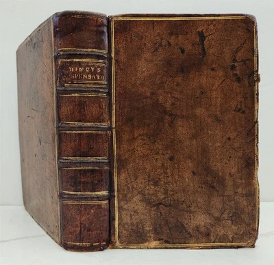 1730 antique DISPENSATORY PHARMACY FORMULAS materia medica cures - Image 1 of 4