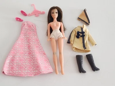 Muñeca vintage Dawn Topper Angie en muy buen estado vestido original ¡más extras!  ¡HERMOSO!! Foto 1 de 4