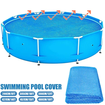 Pool Solar Heizung Solarfolie Solarplane Solarabdeckplane Wärmeplane Abdeckung - Bild 1 von 4