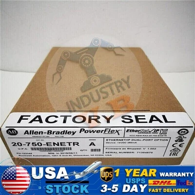 New Factory Sealed AB 20-750-ENETR SER A PowerFlex 750 2-P ENet/IP Module - Image 1 of 4