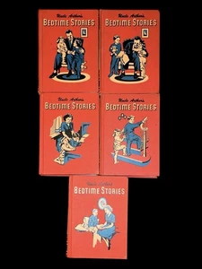 Uncle Arthur's Bedtime Stories 1 Thru 5 Volumes 1950s Great Condition - Picture 1 of 5