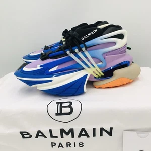 Zapatillas Balmain Unicornio Neopreno y Piel de becerro - Zapatillas Hombre Talla EU 41 US 8 M - Imagen 1 de 21