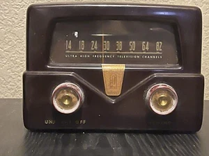 Vintage Alliance Bakelite Project Tube UHF Converter Midcentury Untested - Picture 1 of 6