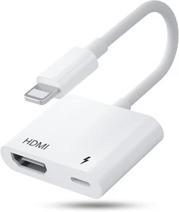 Lightning to HDMI Adapter for Iphone, Iphone Ipad HDMI Cable Conector,1080P Ligh - Picture 1 of 7