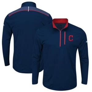 Majestic Cleveland Indians/Guardians Coolbase Quarter Zip Size 5XL - Picture 1 of 3