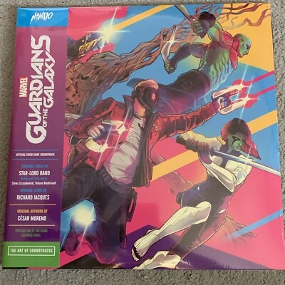 GUARDIANS OF THE GALAXY Soundtrack Mondo 2LP COLORED VINYL New Sealed - Image 1 of 2