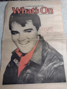 What's On Zeitung August 1979 Elvis Presley in Memoriam Disco tanzt Essen - Bild 1 von 5