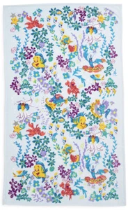 Vera Bradley Disney Ariel Floral Ditsy 50 X 80 Plush Throw Blanket New - Picture 1 of 4