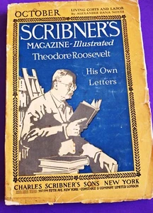 Scribner's MAGAZINE Oct 1919 Lincoln + Roosevelt Memorials Navy NC-4 Flight - Imagen 1 de 23