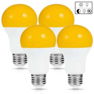 LED Bug Non-Attracting Yellow Bulb 6W 40W Equivalent, Great for Outdoor Porch - Picture 1 of 12