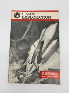 Boy Scout BSA Merit Badge Book SPACE EXPLORATION 1980 Printing - Picture 1 of 3