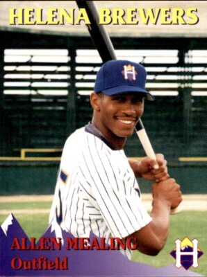 1995 Helena Brewers Team Issue #9 Allen Mealing Edgefield South Carolina SC Card - Image 1 of 2