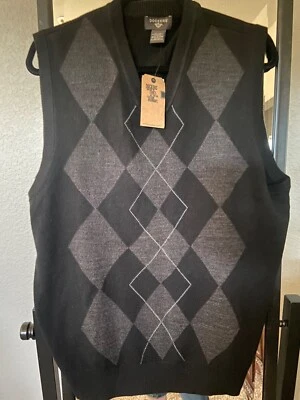 Chaleco Suéter Hombre Dockers Talla XL. Extra suave. NUEVO CON ETIQUETAS negro y gris Foto 1 de 4