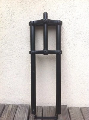 30" LONG FAT Bicycle Triple Fork 1-1/8" Threadless For 29" x 4.0 Wheel BLK or CP - Image 1 of 3