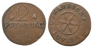 Osnabrück Stadt  Ku 2 Pfennig 18?? Münze Coin (O13) - Bild 1 von 1