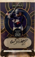 Wilman Diaz 8/8 2023 Wild Card Auto Mania Baseball purple Laser #AM-C42 Dodgers