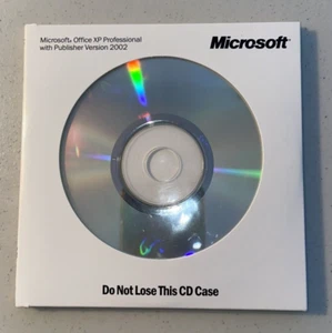 Microsoft Office XP Pro Professional plus Publisher 2002 3 CD Set w/ Product Key - Picture 1 of 8