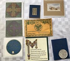 * SALE * 7xCELTIC THEME CARDS + CELTIC ART BOOKLET by GEORGE BAIN, BOOK OF KELLS