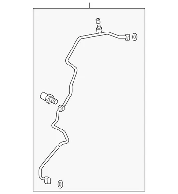 正品本田 2007 - 2011 CR-V 空调线 80341-SXS-A01 — 第 1/2 张图片