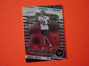 Tarjeta de novato Panini Absolute Football 2024 azul Kamari Lassiter Texas #142 - Imagen 1 de 1