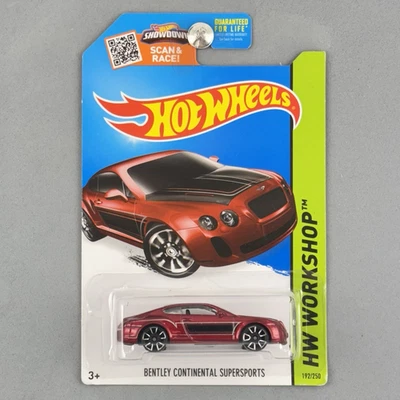 Bentley Continental Supersports 2015 Hot Wheels rojo HW Workshop 192/250 Foto 1 de 4
