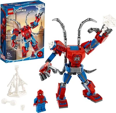 LEGO 76146 Marvel Super Heroes Le Robot de Spider-Man, Figurine de Combat pour - Photo 1/4